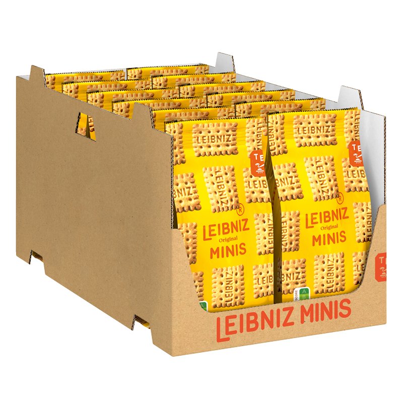 LEIBNIZ boterkoekjes mini's, 12 × 150 g, display